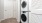 a well-lit laundry area